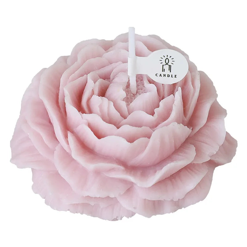 Luxury Decoration Candle Peony Aromatic and Decorative Scented Candles Creative Souvenirs for Wedding Guests Candle with Flowers