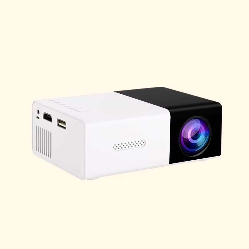 The YG300 Portable Mini Projector Is Suitable for Outdoor Camping, Home Theater, and Projector, with a Lifespan of 30000 Hours