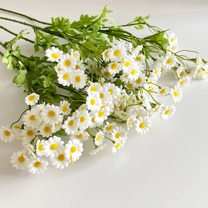 54CM Artificial Fresh Chamomile 30 Head Daisy Flower Arrangement Decoration Wedding Decoration Photography Props