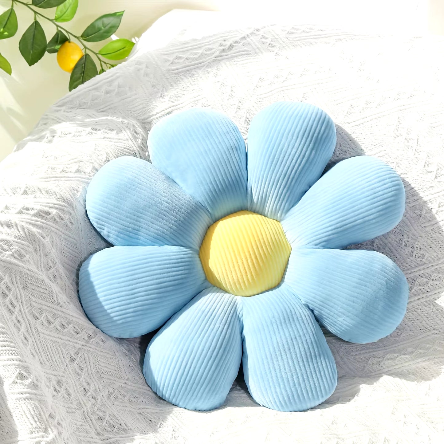 Sunflower Pillow, Daisy Seat Cushion, Flower Mat, Office Mat, Plush Toy Mat, Christmas Gift, Halloween, Thanksgiving Gift