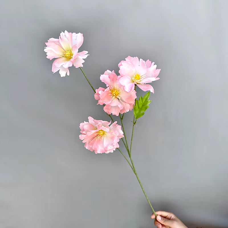 4 Head Simulation Bouquet Wedding Fake Artifical Flowers Silk Flower Arrangement Flower Art Living Room Table Home Decoration